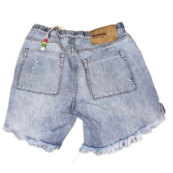 NWOT One Teaspoon Shabbie Short Size Small with Beaded Drawstring - Picture 3 of 6